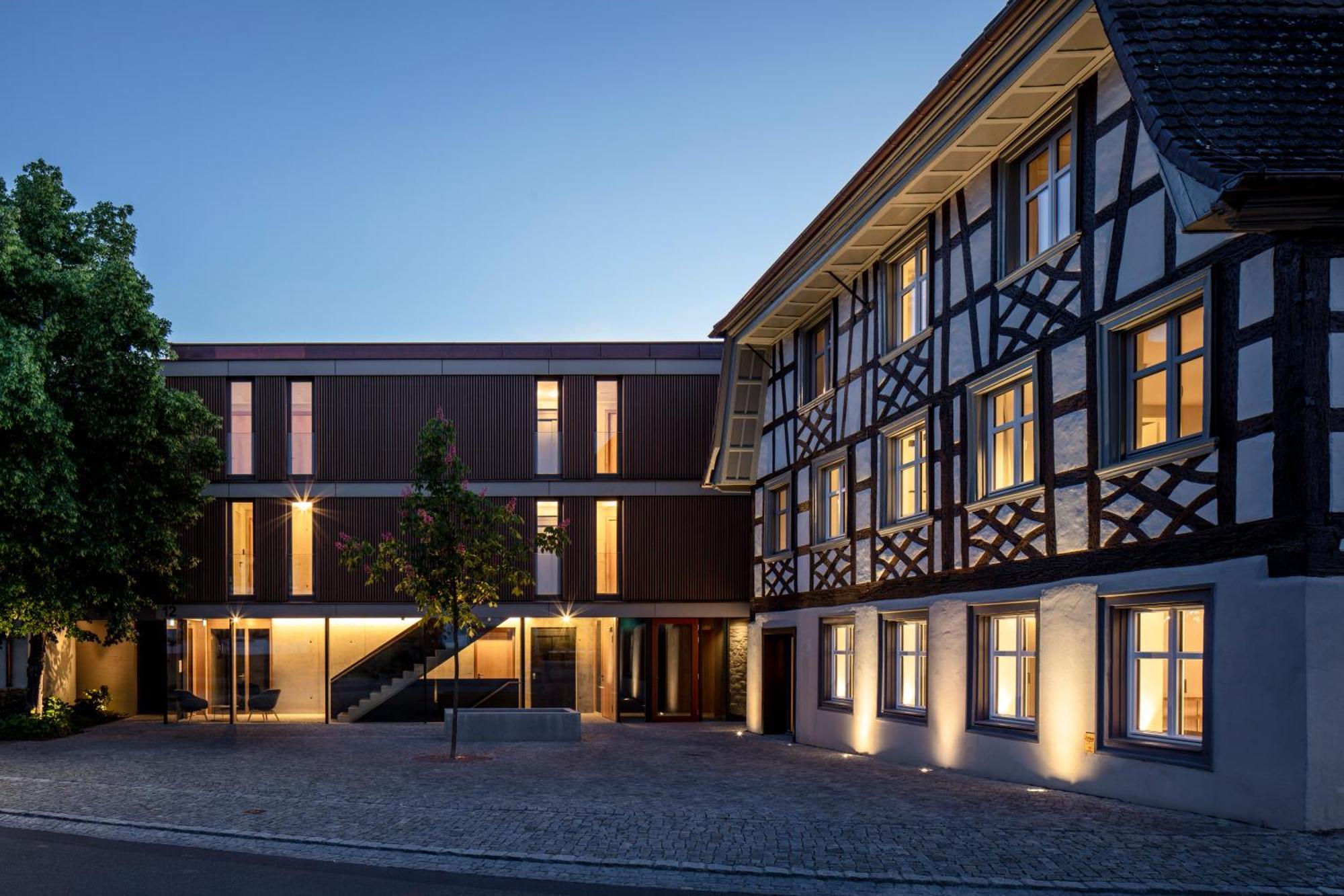 Sternen Bohlingen Aparthotel Exterior photo
